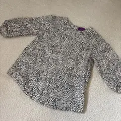 any FAM リバティ　ブラウス　長袖カットソー 花柄100 110 Ｓ