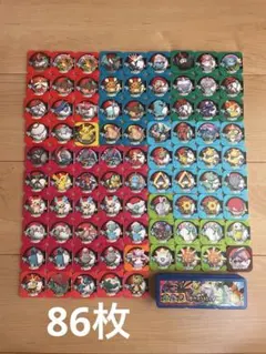 ポケモントレッタ86枚セット売り　15枚収納ケース付き