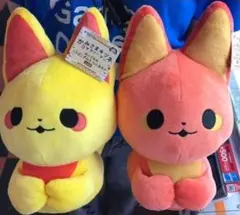 最安値かみさまキツネとサラリーマン ぬいぐるみbigこうばこずわりベニ＆キン