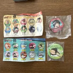 サカモトデイズ　くら寿司　マグネット　缶バッジ