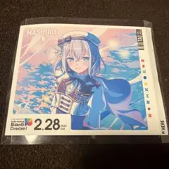 バンドリ! MASHIRO TAG LIVE! LABEL ステッカー