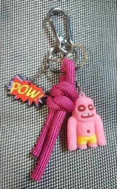 ハンドメイド　バックチャーム　じゃらじゃらキーホルダー　パラコード　キャラクター