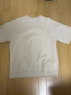 ユニクロ UNIQLO ラグランスリーブTシャツ 五分袖 ナチュラル Mサイズのサムネイル