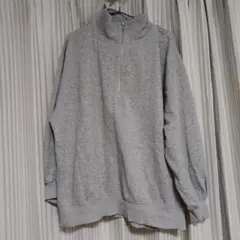 SUGAR SPOON ハーフジップ トレーナー グレー F