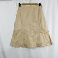 スカート Aライン 春夏 韓国ファッション 上品 きれいめ コットン 綿 ケティのサムネイル