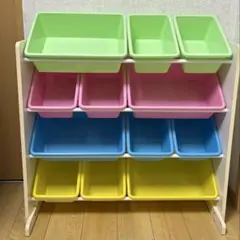 カラフル 収納ラック おもちゃ収納 収納ボックス 収納棚 子供部屋
