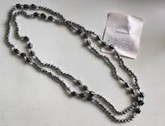 ABISTE クリスタルガラス　ロングネックレス