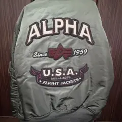 alpha industries 20301-76 フライトジャケット　ma-1