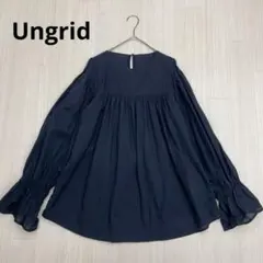 ◆ ungrid アングリッド ボリュームスリーブ ブラウス 肩出し M