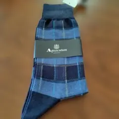 Aquascutum ソックス 25-27cm ブルー系のサムネイル