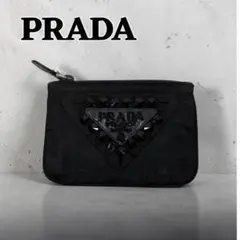PRADA プラダ ポーチ ブラック ビジューのサムネイル
