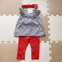 H&M ボーダー チェリー柄 3点セット