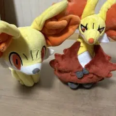 ポケモンセンター限定　フォッコ　テールナー　マフォクシー　ぬいぐるみ　セット ポケモンセンター限定 フォッコ テールナー マフォクシー ぬいぐるみ