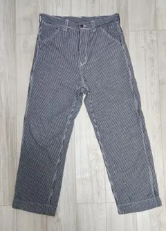 Schott オールドヒッコリーデニムパンツ ネイビー 36 XL - メルカリ