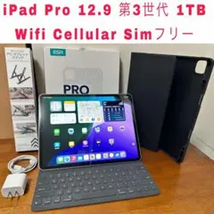 【極美品】ipad pro 12.9 第3世代 1TB Wifi+ SIMフリー