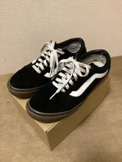 VANS Old Skool ブラック ガムソール　26.5cm