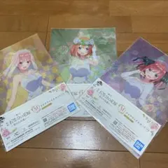 2025年最新】五等分の花嫁 クリアファイルの人気アイテム - メルカリ