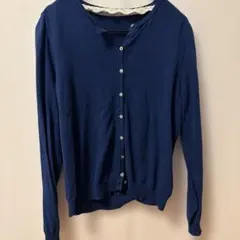 earth music&ecology ネイビー 長袖 カーディガンのサムネイル