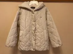 ポンポネットジュニア　フード付き中綿ジャケット　140