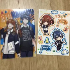 カラフルピーチ　えと&なおきり　クリアファイル　ノート