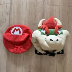 クッパかぶりもの　マリオ帽子
