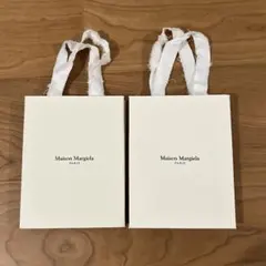 メゾンマルジェラ ショッパー ショップ袋 紙袋 2枚セット
