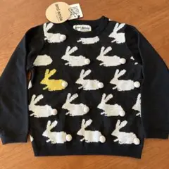 タグ付き新品　ami amie ウサギ柄セーター 110-120cm