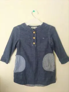 【ラグマート】デニム風チュニック 95cm