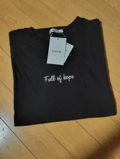 しまむら Helm ロゴTシャツＬ シンプル 今季 新品タグ付き
