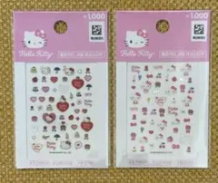 【韓国限定】DAISOダイソー　ハローキティ ネイルシール　2点セット