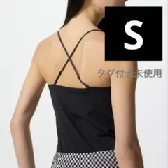 ユニクロ　エアリズムコットンブラチューブトップ　ブラック　Sサイズ