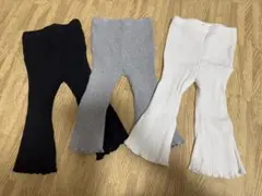 SHEIN ベビー　フレアパンツ　３枚セット　9-12M 80cm 90cm