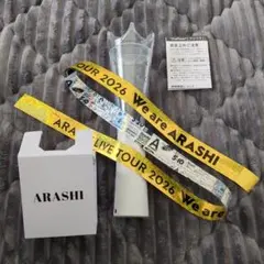 【美品】We are ARASHI 嵐 ペンライト 銀テープ付き