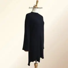 【Sov.】 Botto Giuseppe生地 リブニット チュニックワンピース