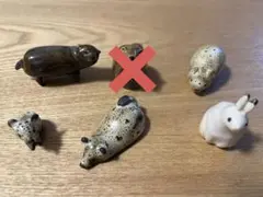 umeshiso工房　動物型陶器 5個セット