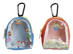DAISO トイ・ストーリー　バッグチャームポーチ 2種セットのサムネイル