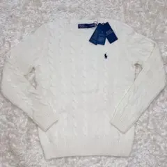 【新品】 POLO by Ralph Lauren ケーブルニット カシミヤ混のサムネイル