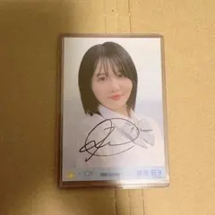 ≒JOY ニアジョイ 江角怜音 直筆サイン入り生写真 チュウ - メルカリ