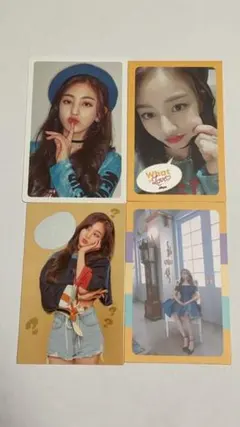 #TWICE ジヒョ　トレカ　4枚セット