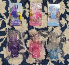 【シリーズ 27.28.29　ジェリービーン　3色】ベアブリック　カード付