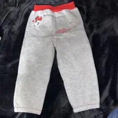 Disney ミニーマウス スウェットパンツ 裏起毛 80
