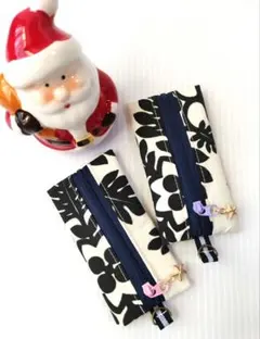 スリムミニポーチ2個組(ハンドメイド)