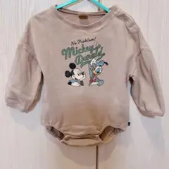 ミッキー&ドナルドロンパース　80センチ