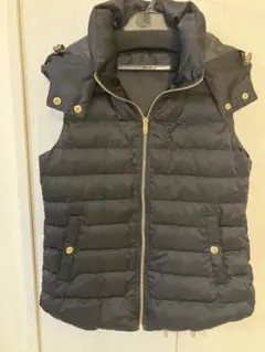 アーバンリサーチ　ダウンベスト　黒　フード取り外し　お洒落