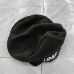 UNIF フリースバケットハット ブラック 刺繍タグ付き M