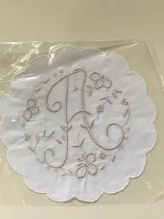 【未使用品】　ドイリー　イニシャル　A　刺繍