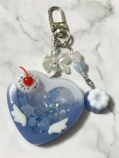 シャカシャカキーホルダー シェイカーキーホルダー ハート ♡