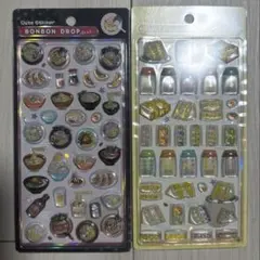 ボンボンドロップシール　新作　和柄　たまごサンド　ラーメン