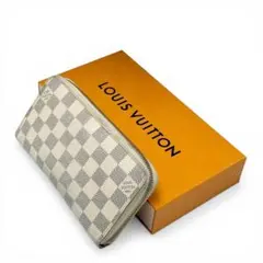 【美品】ルイヴィトン ジッピーウォレット ダミエアズール ラウンドファスナー