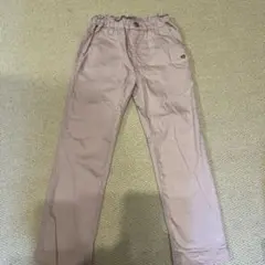 薄い紫 ハート型ポケット ロングパンツ　130